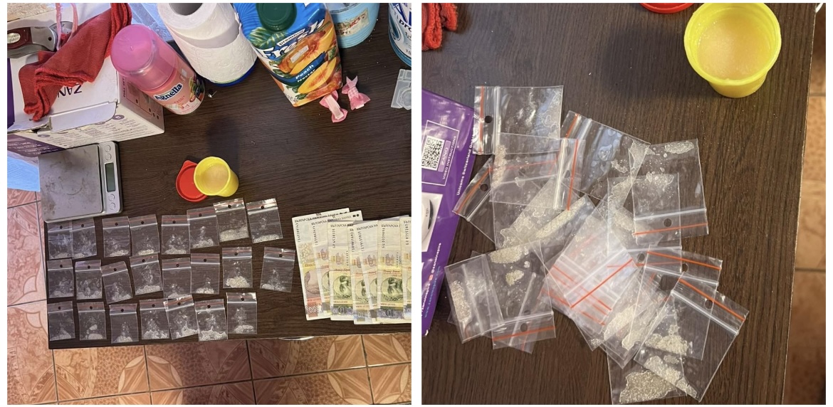 Задържаха бургазлия с 60 грама метамфетамин при акция в кв. „Победа“(снимки)