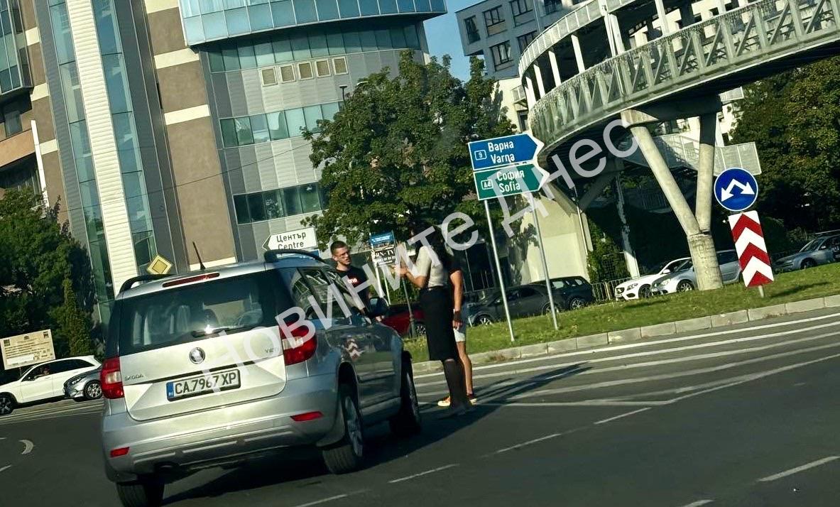 ПТП на кръговото кръстовище до хотел „Мираж“ в Бургас