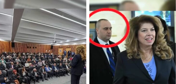 СКАНДАЛ! Йотова събра властта в хотел „Орфей“, НСО не допусна журналистите до залата (ВИДЕО)