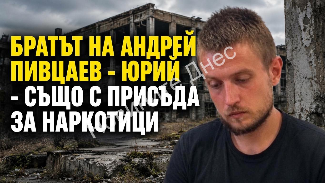 ЕКСКЛУЗИВНО: Братът на Андрей Пивцаев – Юрий също с присъда за наркотици